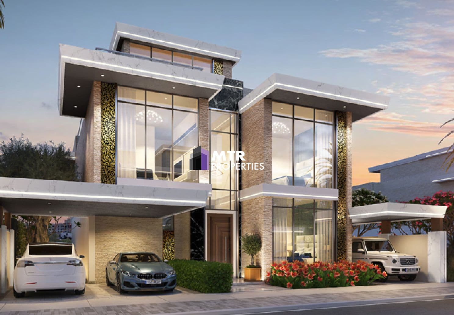 Beverly Hills Drive in Damac Hills