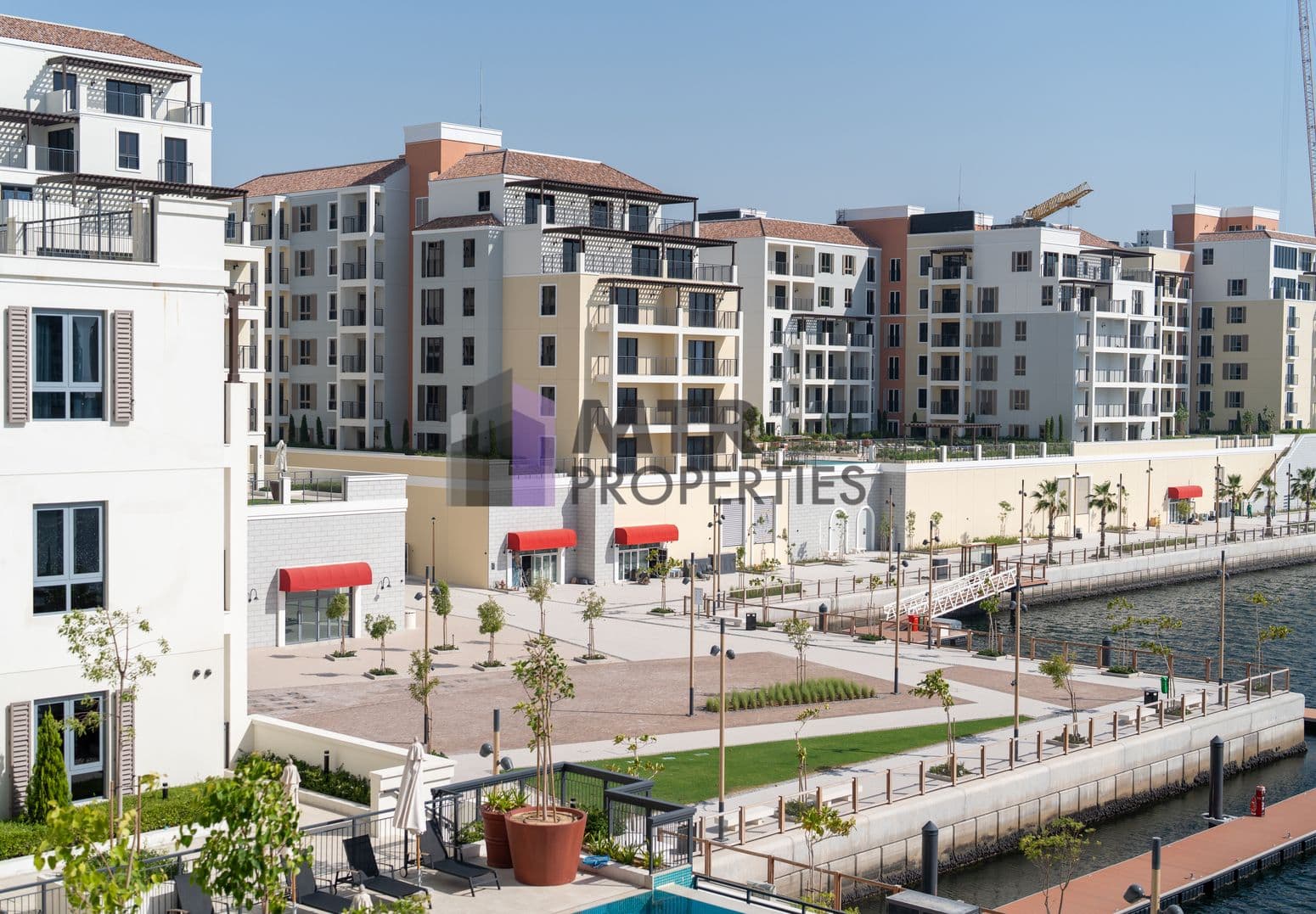 The view from La Rive Apartment in Jumeirah