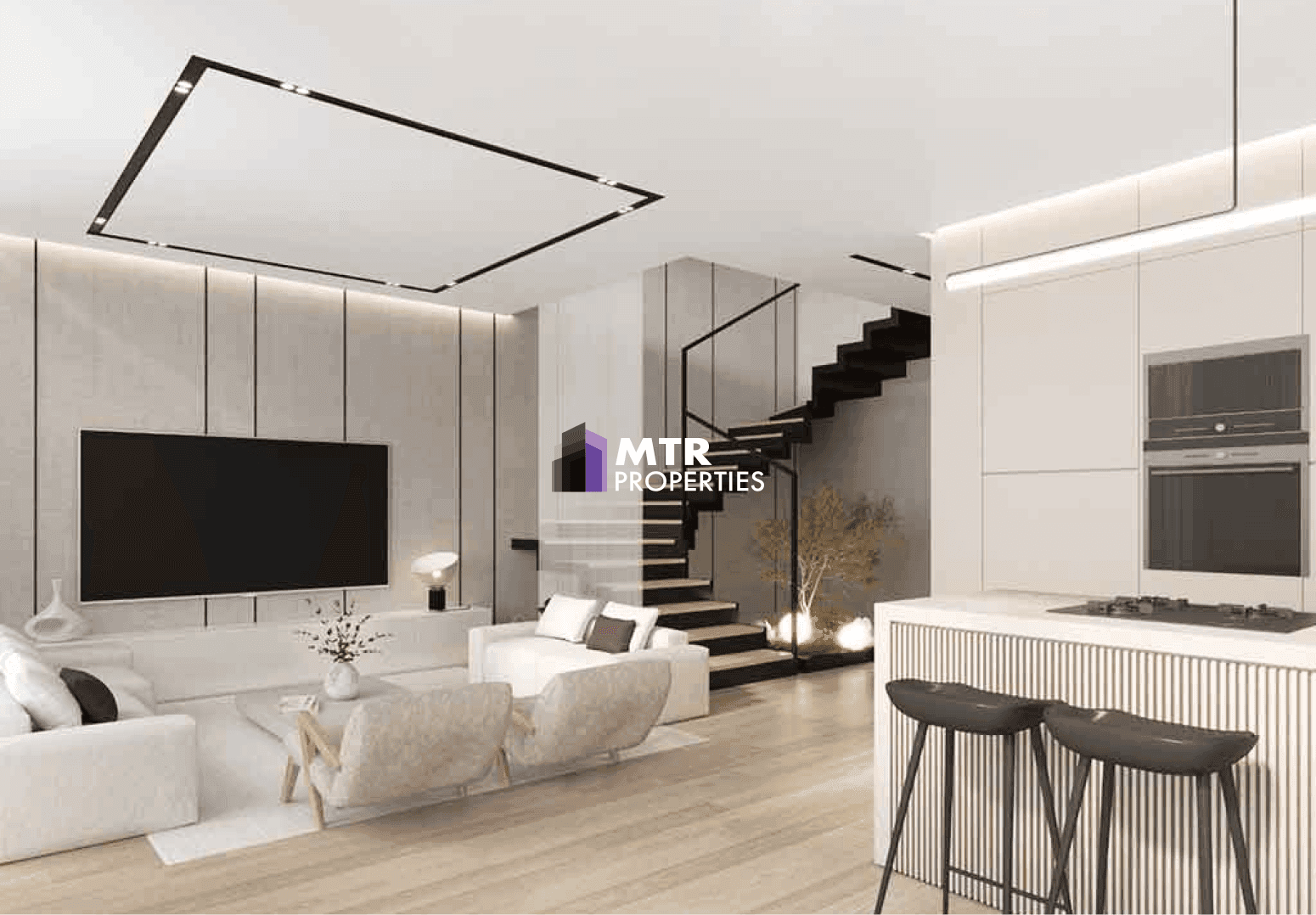 Spacious living room